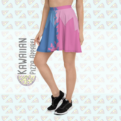 RUSH ORDER: Make It Pink Make It Blue Aurora Inspired Skater Skirt