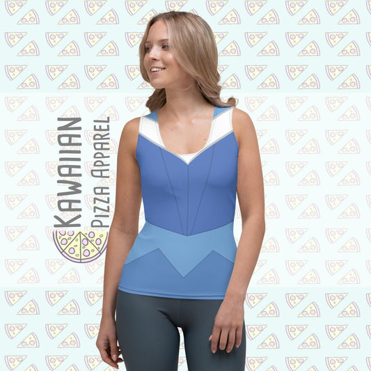 RUSH ORDER: Blue Aurora Inspired Sublimation Cut & Sew Tank Top