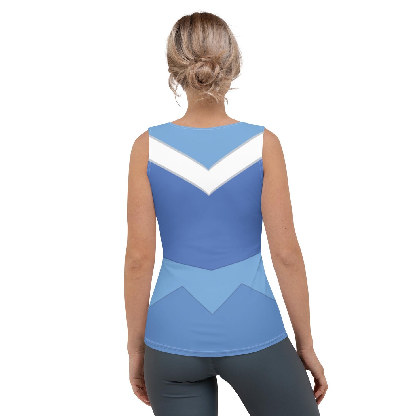 RUSH ORDER: Blue Aurora Inspired Sublimation Cut & Sew Tank Top