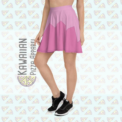 RUSH ORDER: Pink Aurora Inspired Skater Skirt