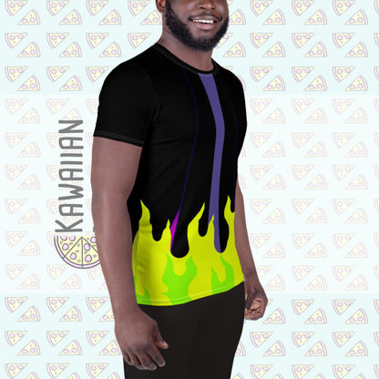 RUSH ORDER: Maleficent Inspired All-Over Print Men&#39;s Athletic T-shirt