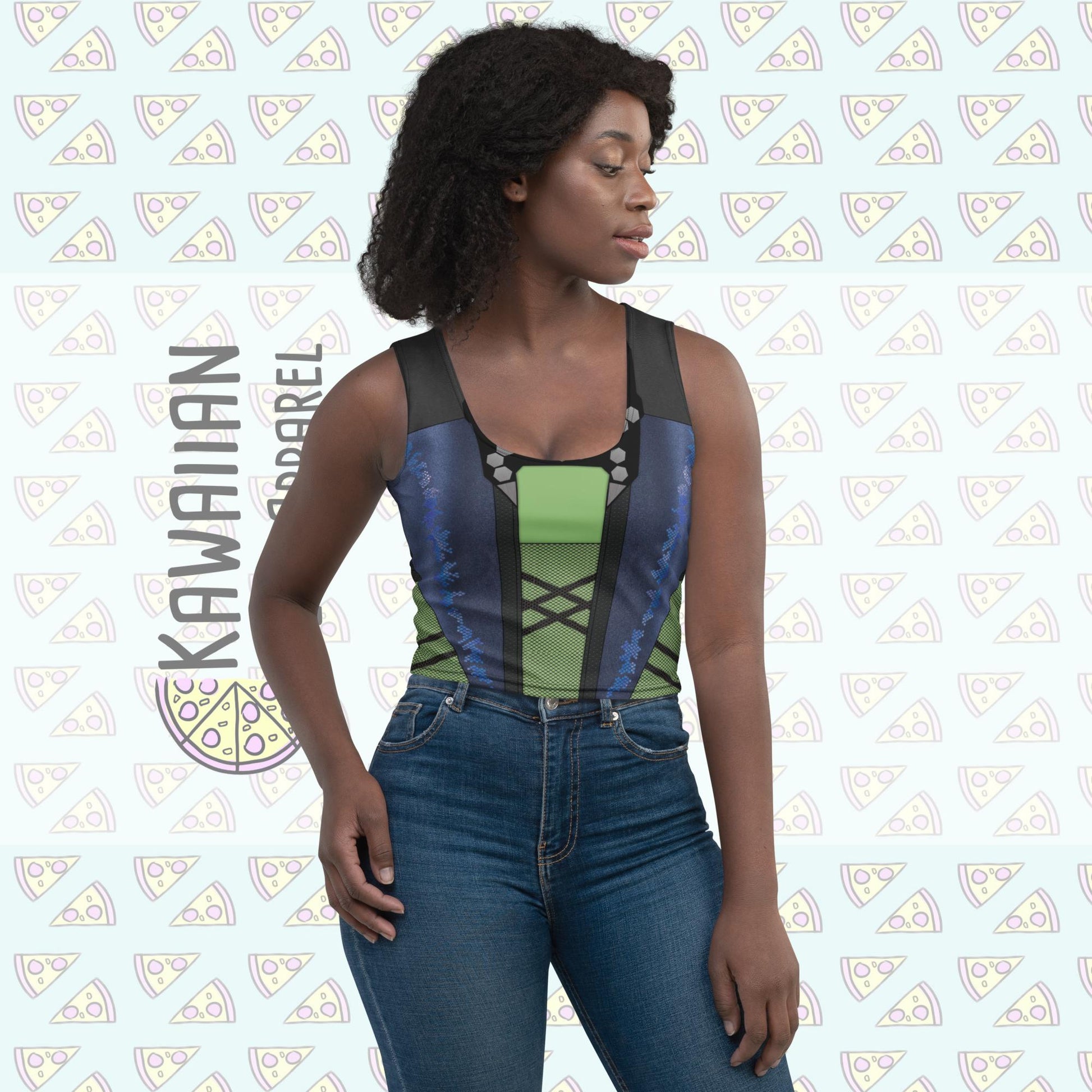 RUSH ORDER: Gamora Inspired Crop Top
