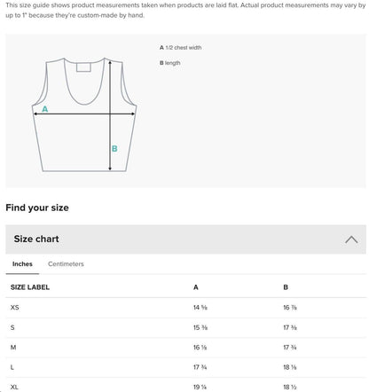 RUSH ORDER: Hades Inspired Crop Top