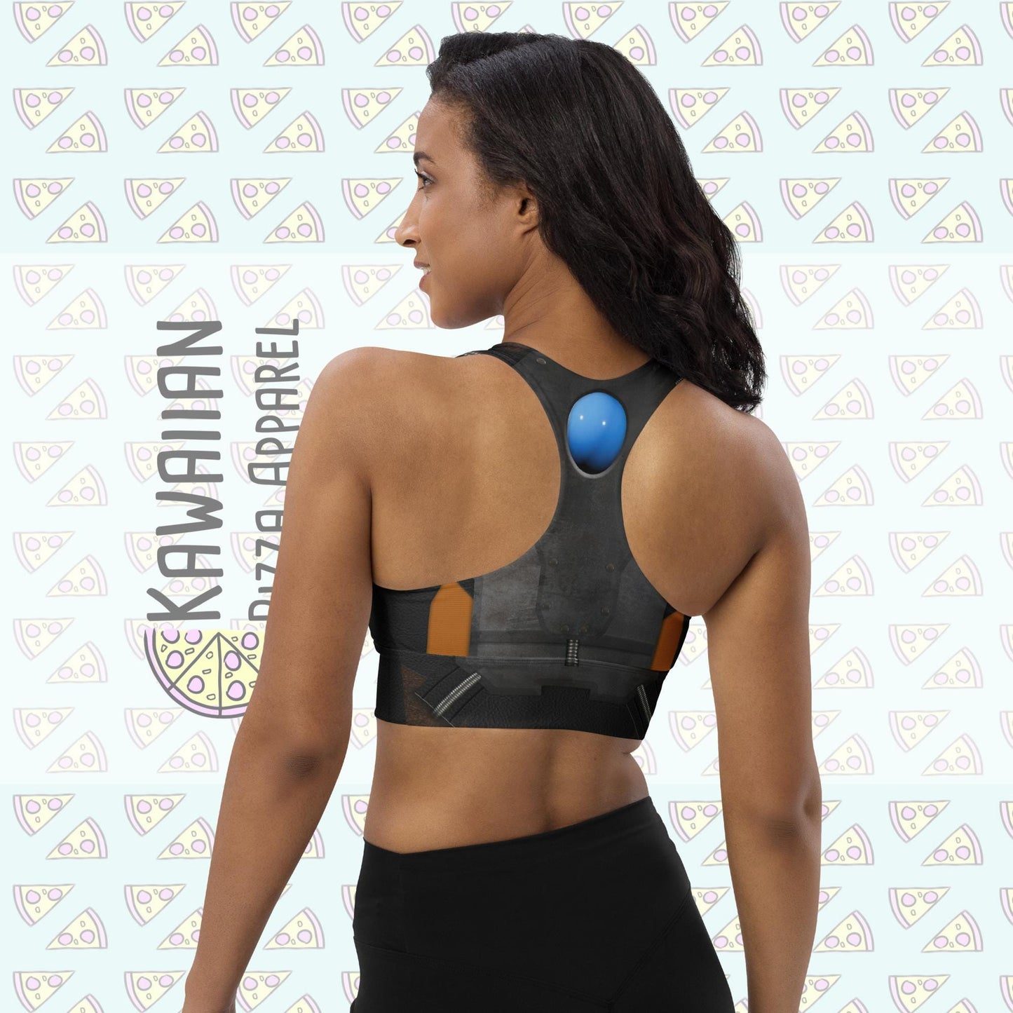 RUSH ORDER: Rocket Inspired Recycled Longline Sports Bra