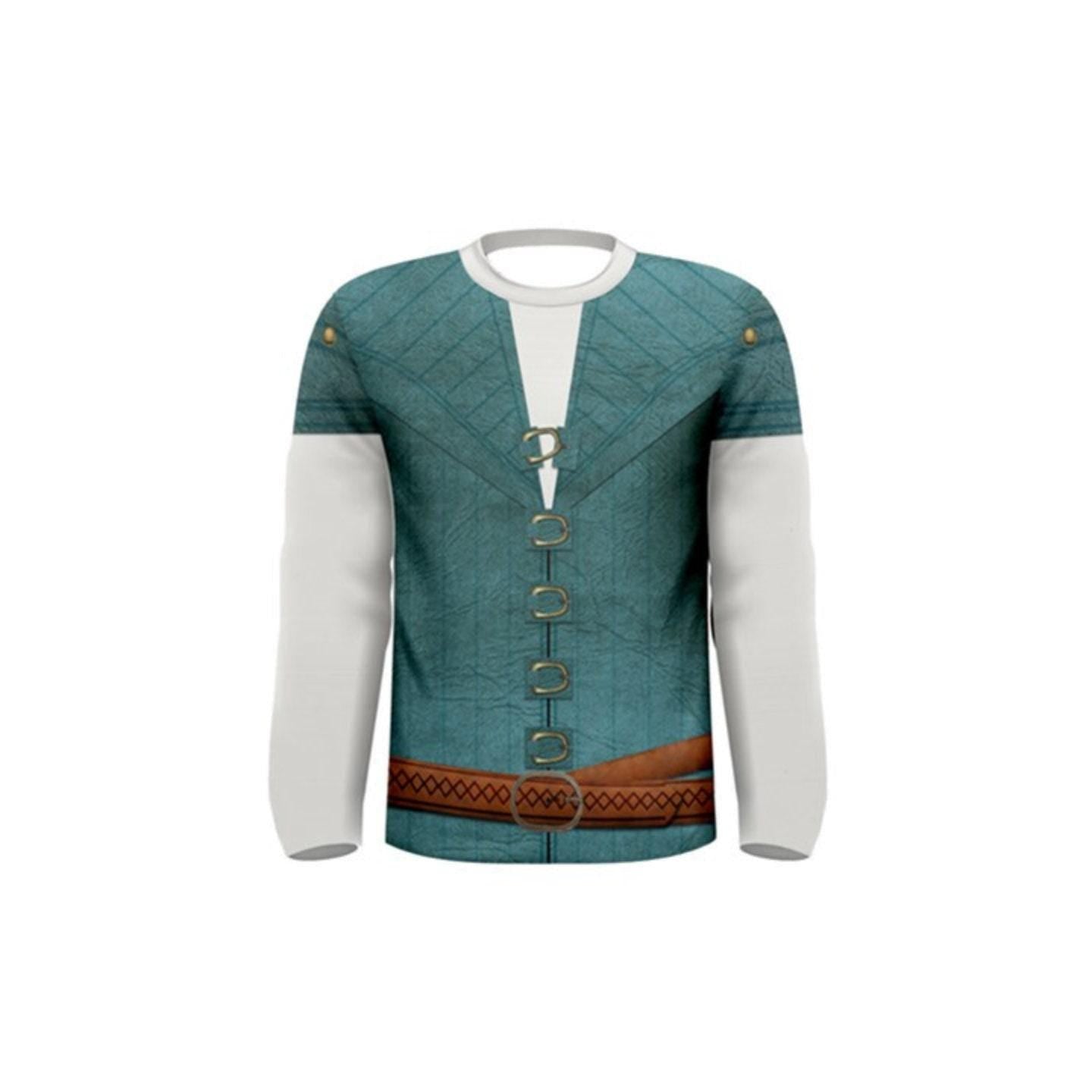Men's Flynn Rider Inspired Long Sleeve Shirt