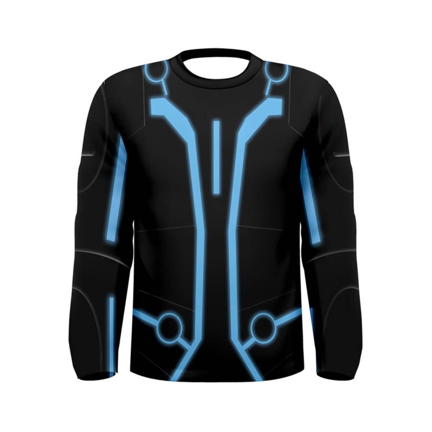 Men's Tron Inspired Long Sleeve Shirt