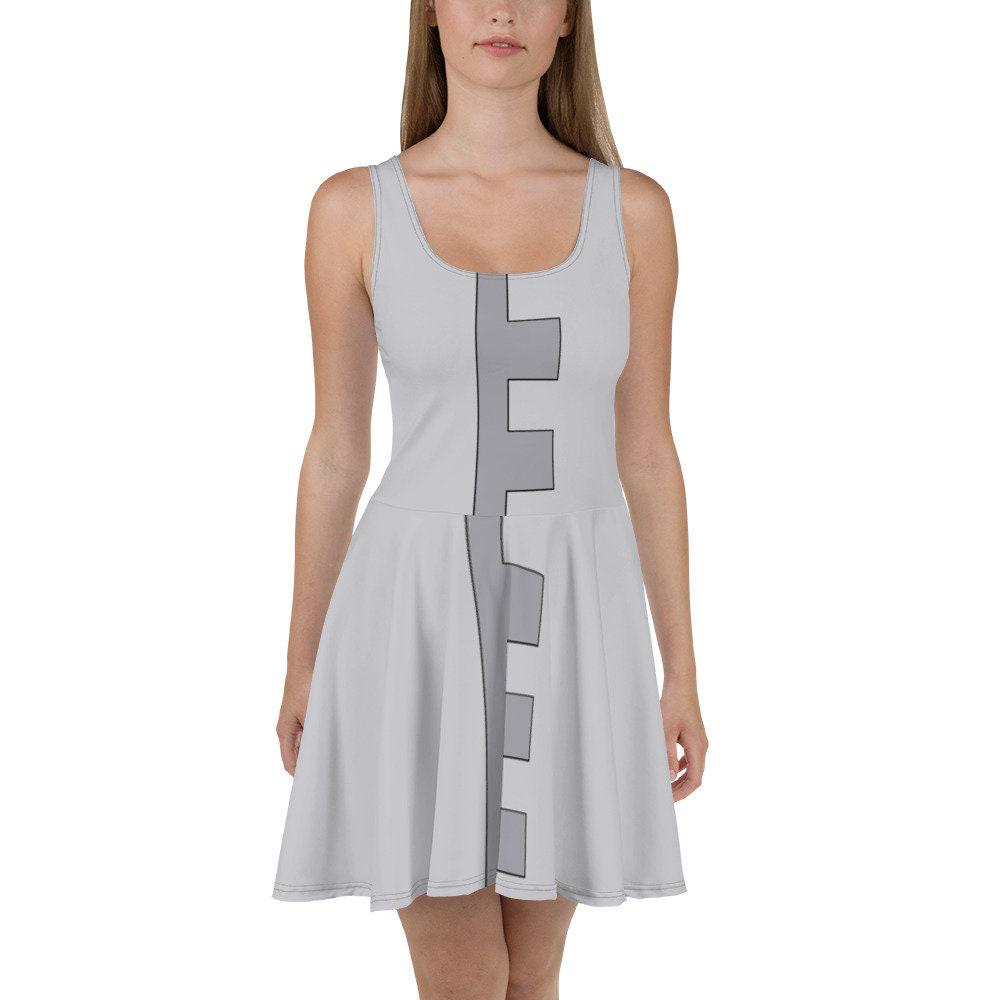 Yzma Labcoat Inspired Skater Dress