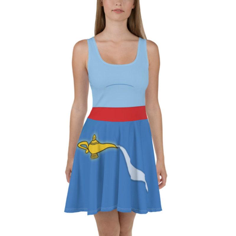 Genie Aladdin Inspired Skater Dress