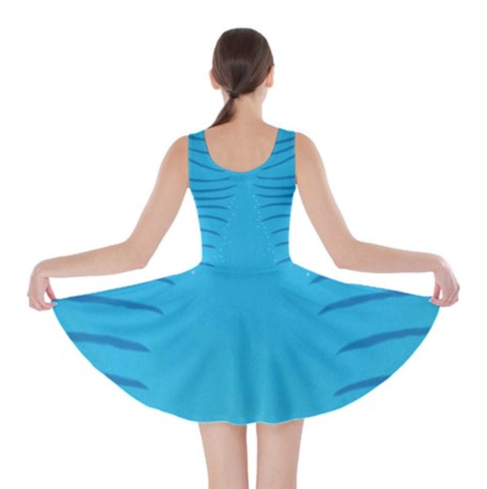 Avatar Inspired Skater Dress