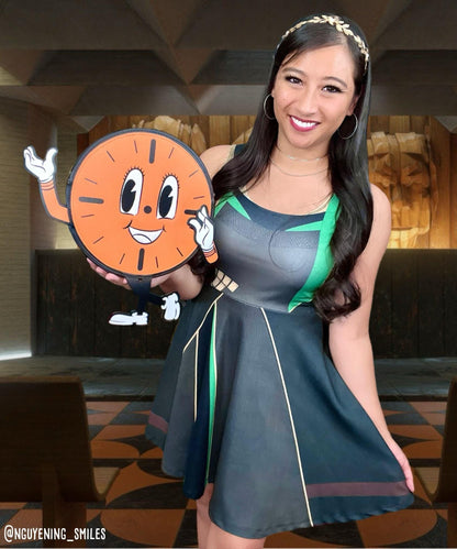 RTS [2XL] Women's Loki Inspired Skater Dress