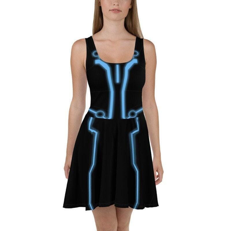 Tron Legacy Inspired Skater Dress