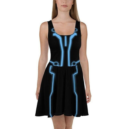 Tron Legacy Inspired Skater Dress