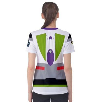 Women's Buzz Lightyear Inspired Short Sleeve Shirt