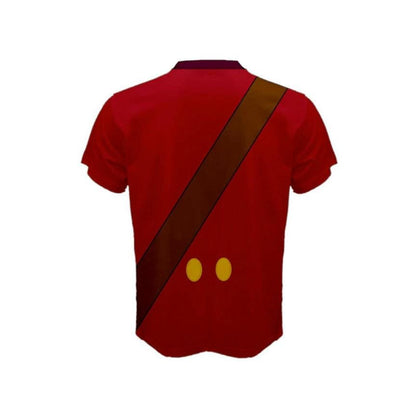 RTS [XL] Men's Captain Hook Peter Pan Inspired ATHLETIC Short Sleeve Shirt