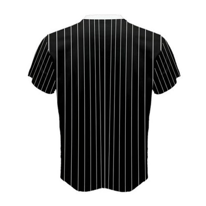 Men's Jack Skellington Inspired ATHLETIC Short Sleeve Shirt