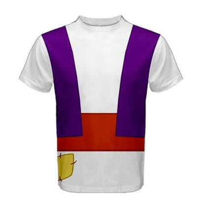 Men's Aladdin Inspired ATHLETIC Short Sleeve Shirt
