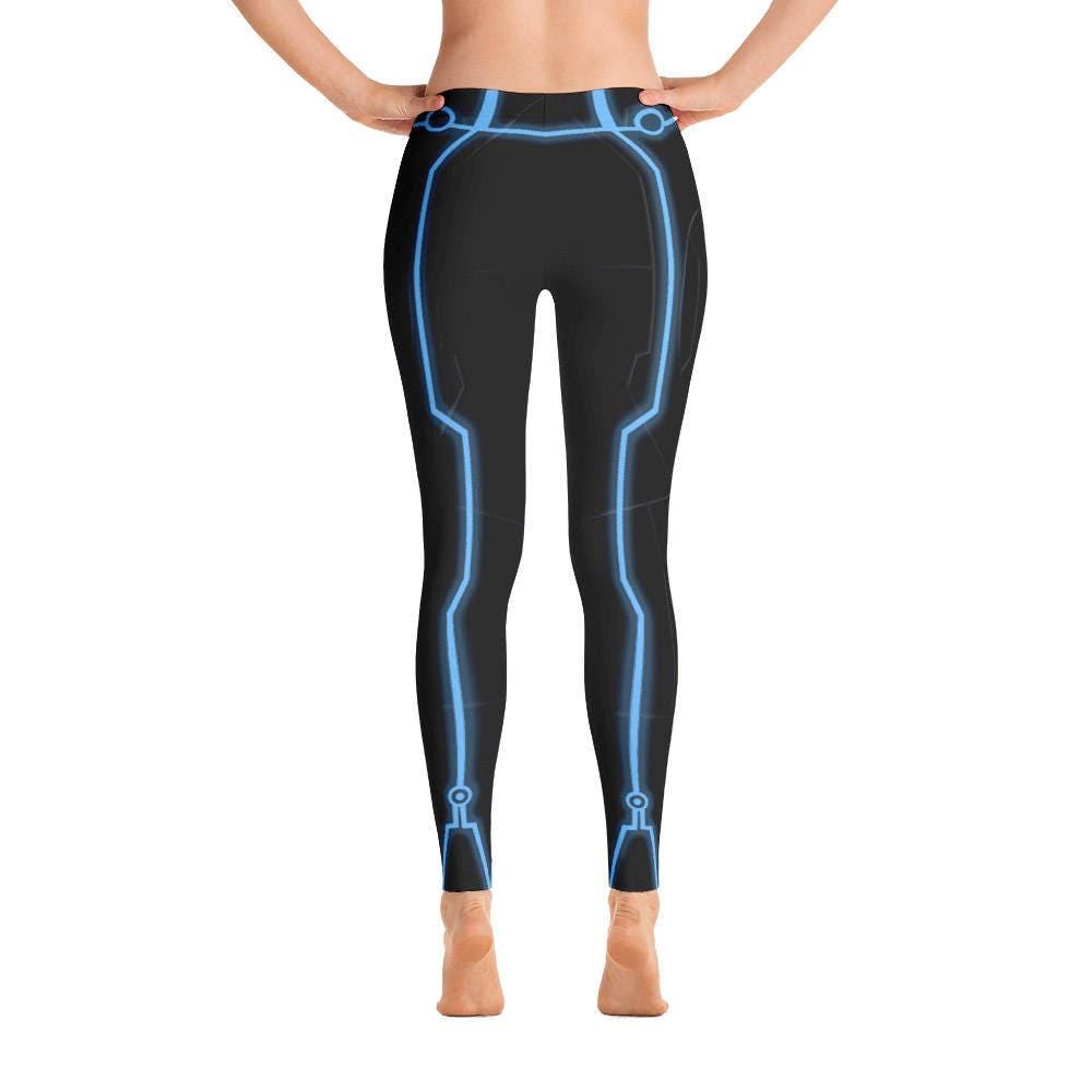 READY-to-SHIP [M] Women's Tron Inspired Leggings