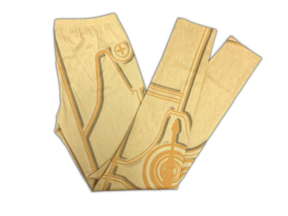 C3PO Inspired Leggings