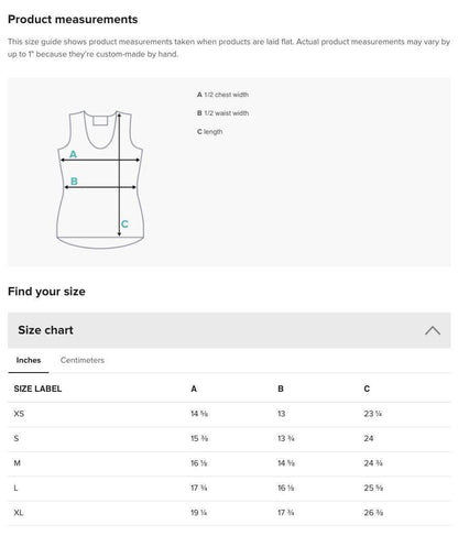 a product description for a women's tank top