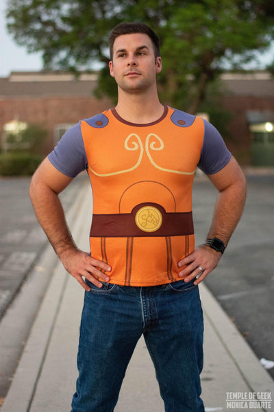 Men's Hercules Inspired Short Sleeve Shirt