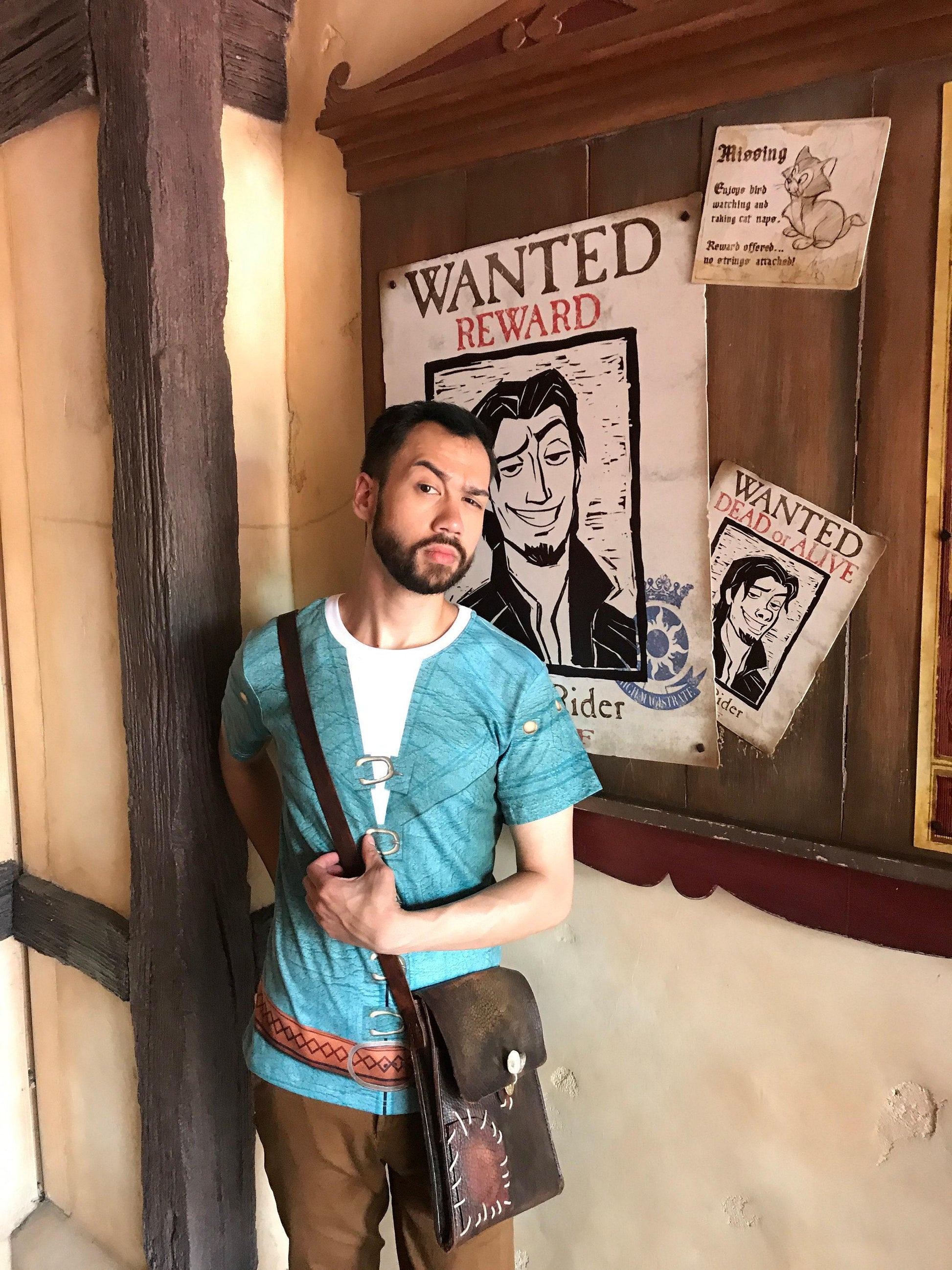 Men's Flynn Rider Inspired Short Sleeve Shirt