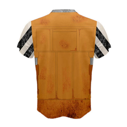 Men's Wall-E Inspired Short Sleeve Shirt