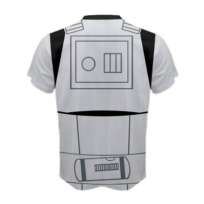 Men's Stormtrooper Inspired Short Sleeve Shirt