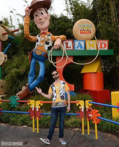 Men's Woody Inspired Short Sleeve Shirt