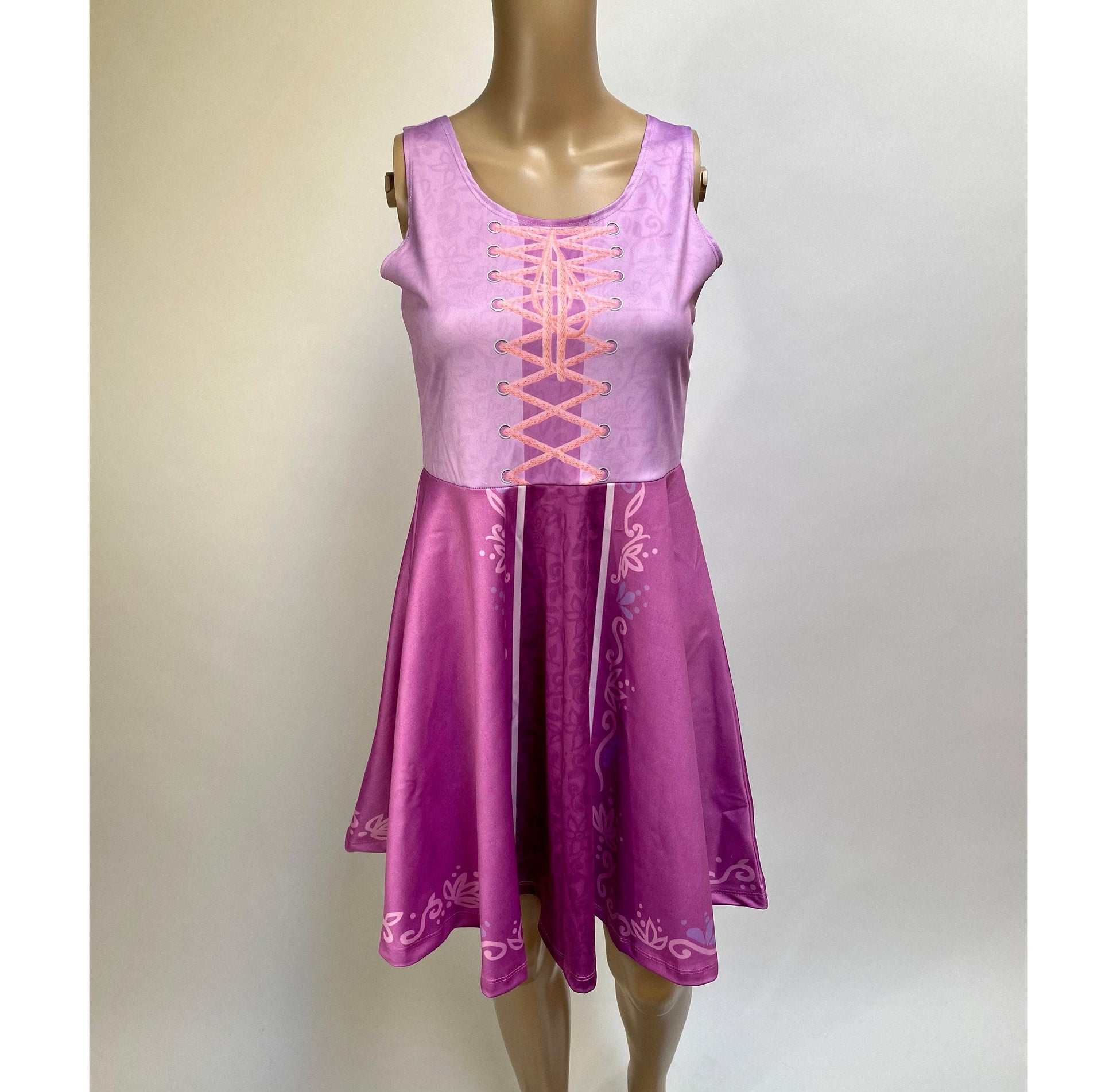 Rapunzel Inspired Skater Dress