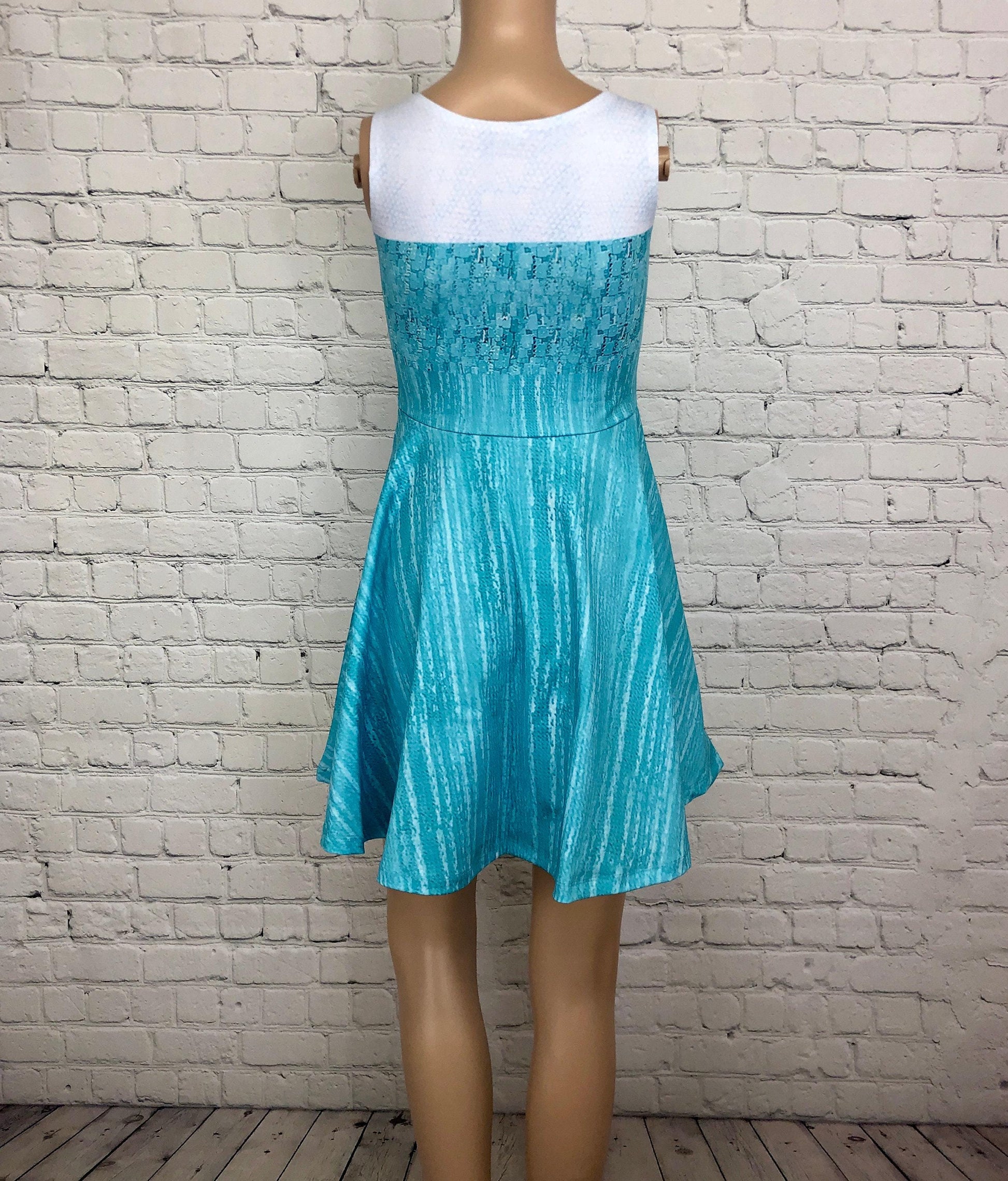 Elsa Inspired Skater Dress