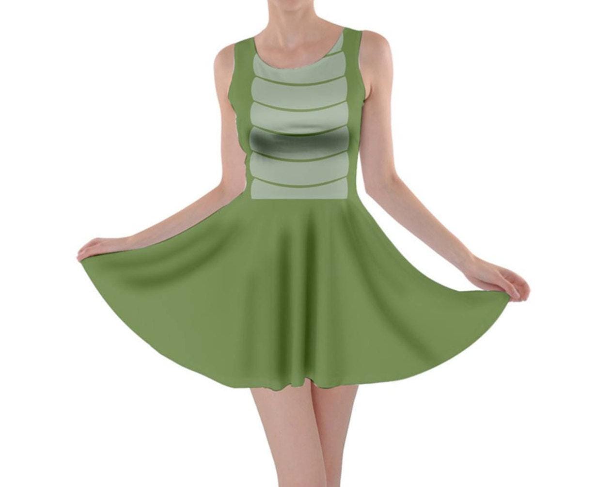 Peter Pan Tick Tock Crocodile Inspired Skater Dress