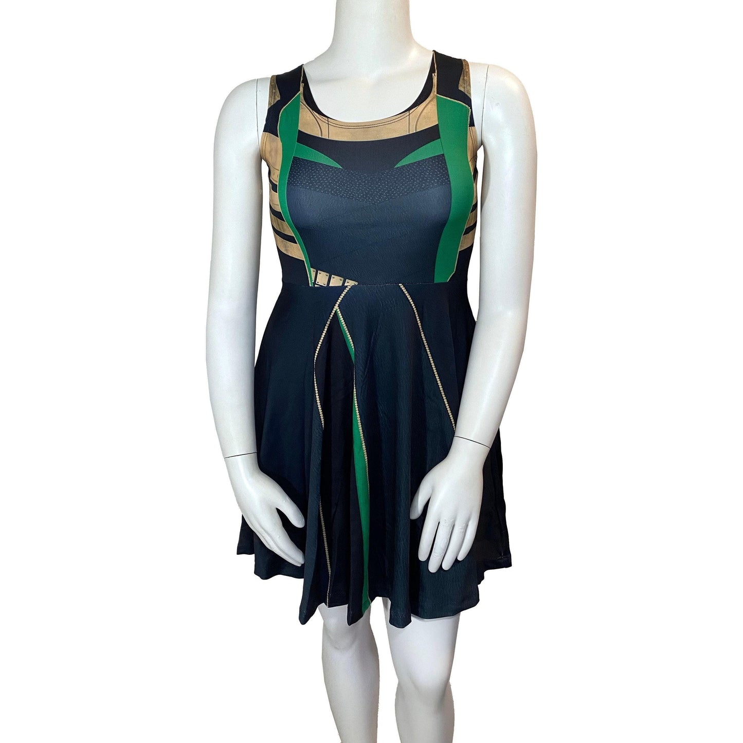 RTS [2XL] Women's Loki Inspired Skater Dress