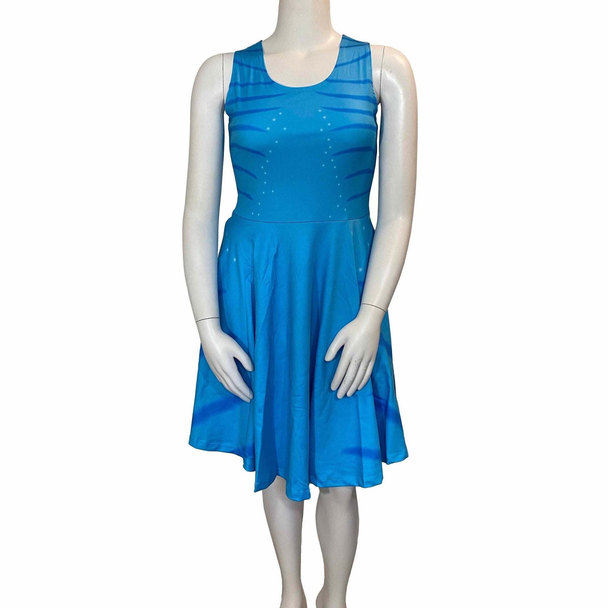 Avatar Inspired Skater Dress