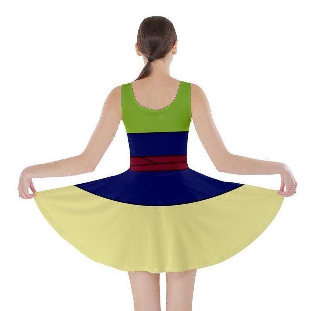 green mulan dress Disney Princess Color Palette: Peasant Color Palette Huamulan Dress For Girls Characters SHDL - Mulan Dress for