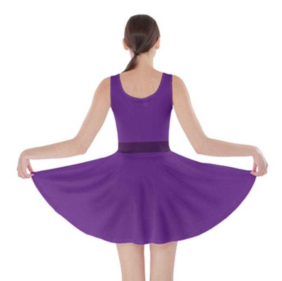 Rapunzel Inspired Skater Dress