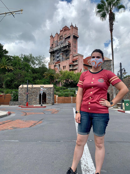 Women's Tower of Terror Bellhop Inspired Short Sleeve Shirt