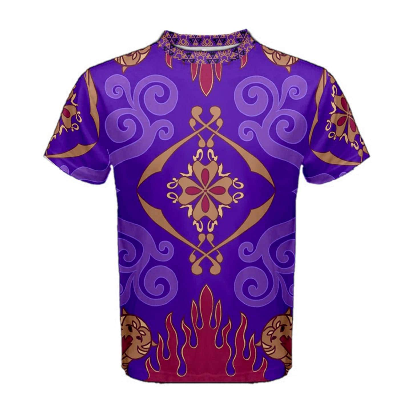 Men's Magic Carpet Inspired ATHLETIC Short Sleeve Shirt