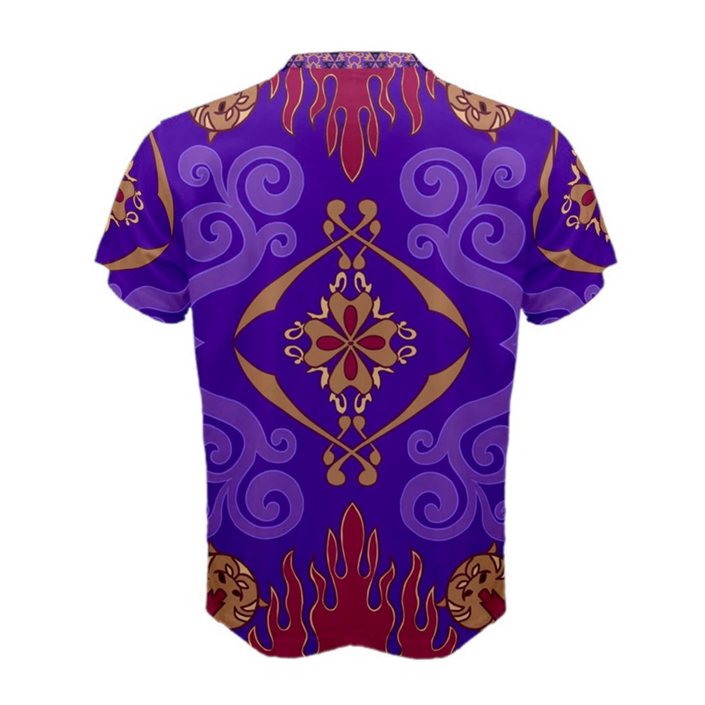 Men's Magic Carpet Inspired ATHLETIC Short Sleeve Shirt
