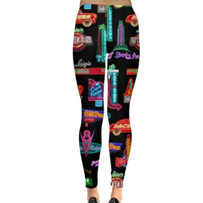 Cars Land Neon Inspired Leggings