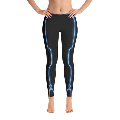 READY-to-SHIP [M] Women's Tron Inspired Leggings