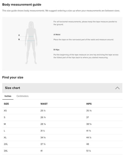 the body measurement guide for men and women