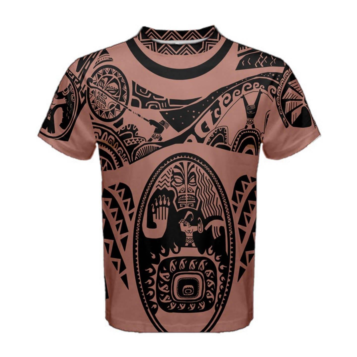 Men's Maui (No Necklace) Inspired Short Sleeve Shirt