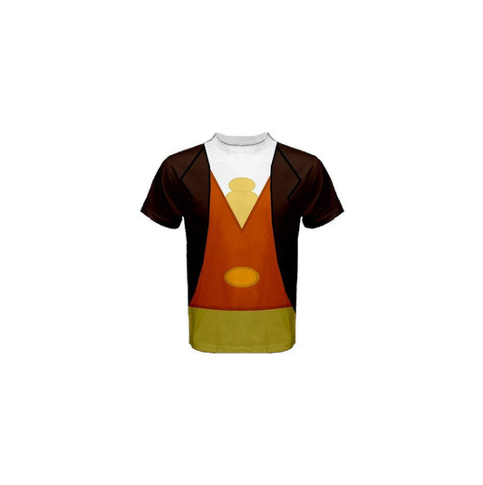 Men's Jiminy Cricket Pinocchio Inspired Short Sleeve Shirt