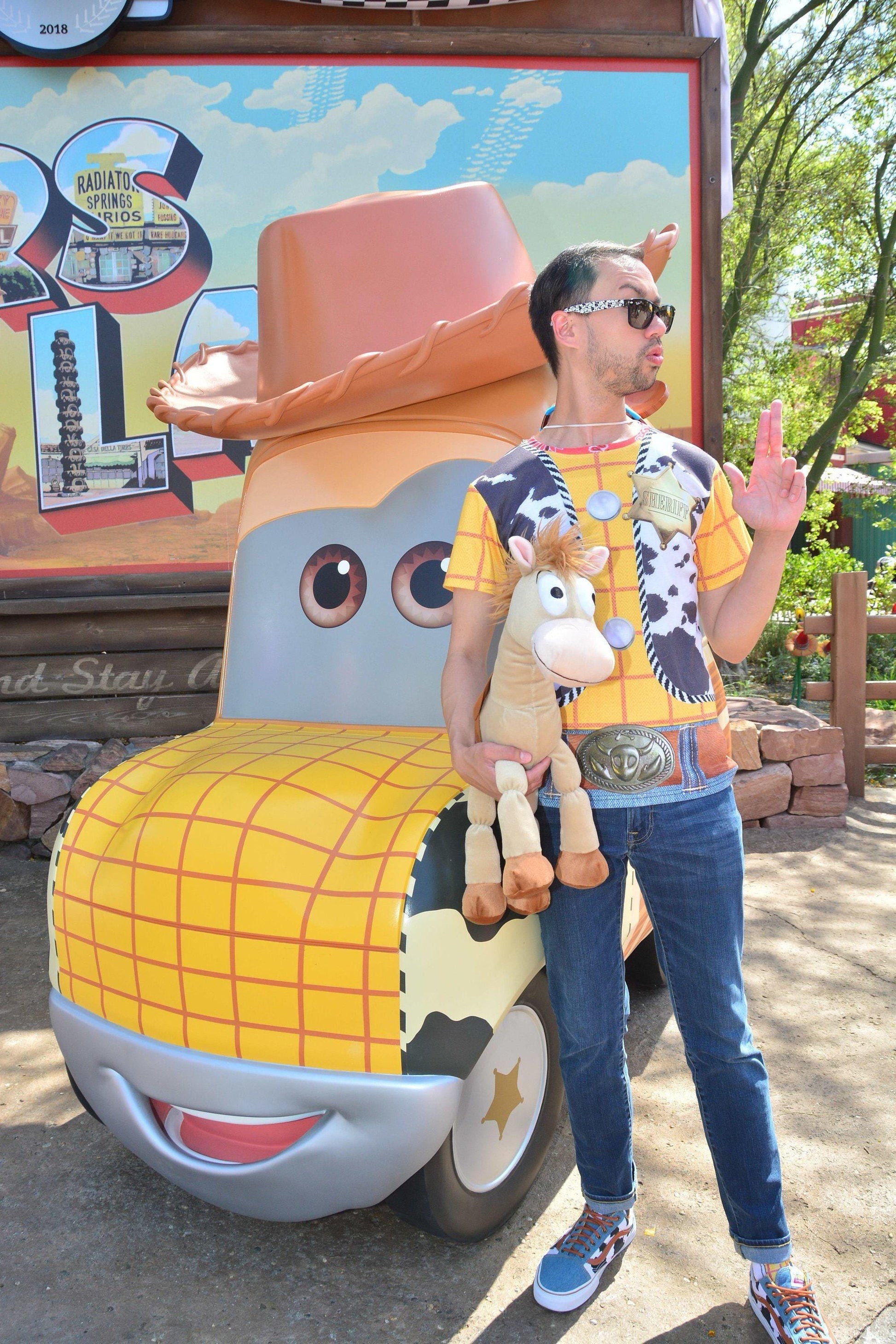 Men's Woody Inspired Short Sleeve Shirt