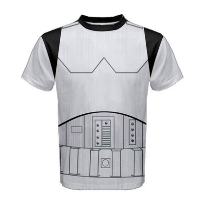Men's Stormtrooper Inspired Short Sleeve Shirt