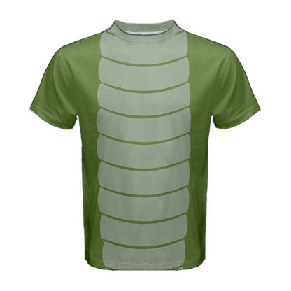 Men's Tick Tock Crocodile Inspired Short Sleeve Shirt
