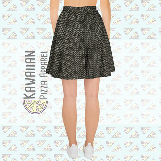 RUSH ORDER: Chainmail Print Skater Skirt