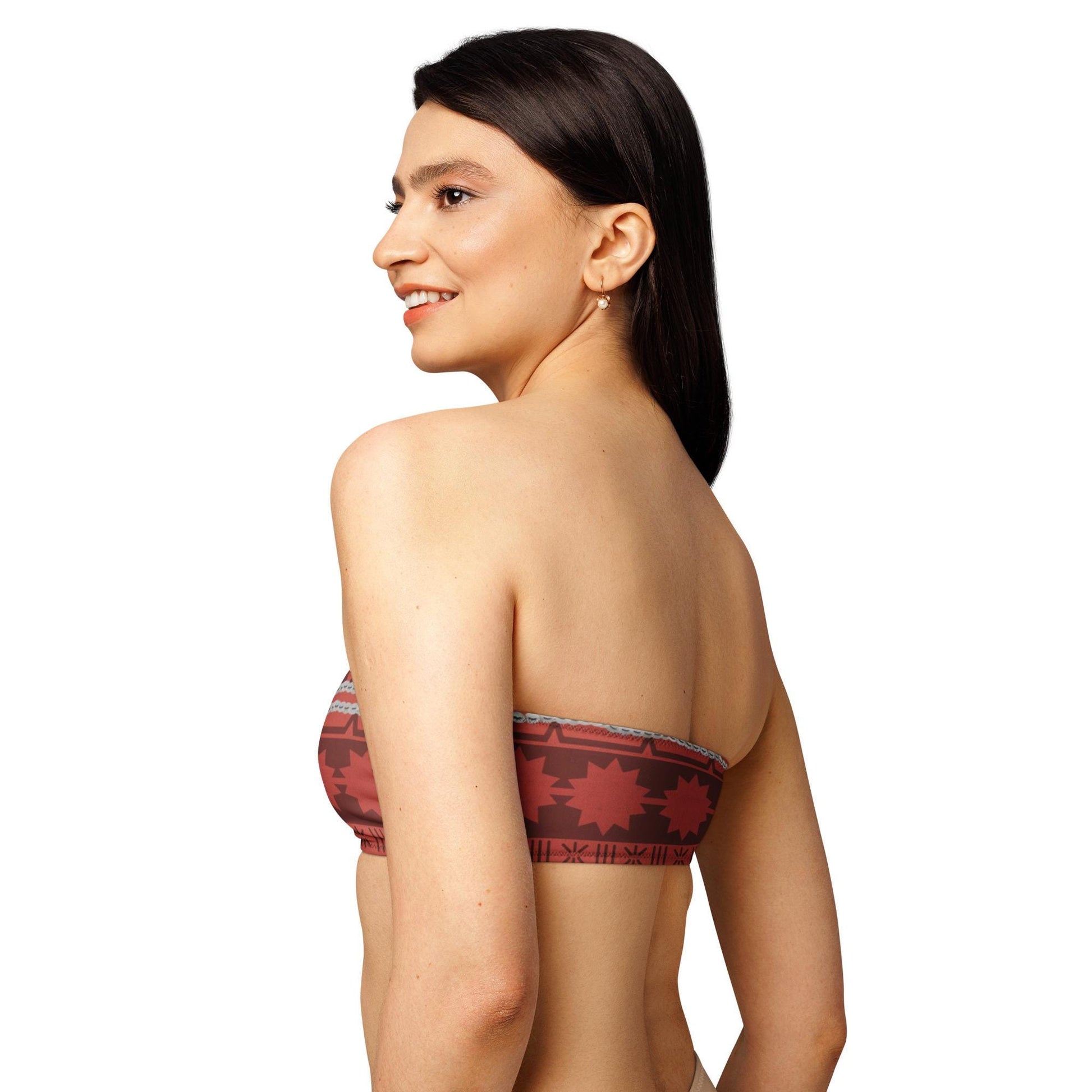 READY-to-SHIP [M] Women's Moana Inspired Recycled bandeau bikini top