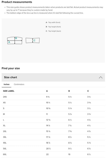 READY-to-SHIP [M] Women's Moana Inspired Recycled bandeau bikini top