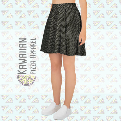 RUSH ORDER: Chainmail Print Skater Skirt